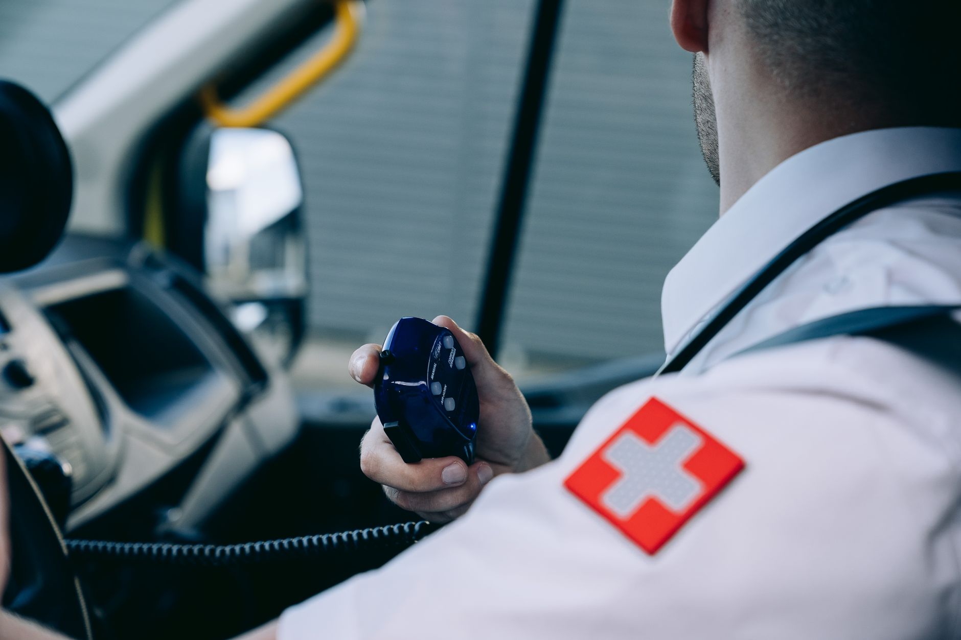 La conductora de la ambulancia