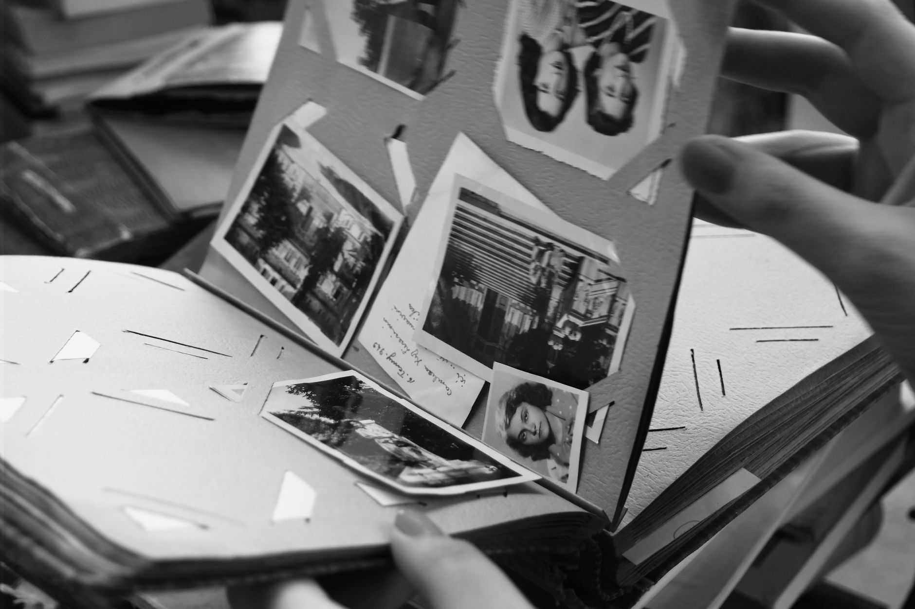 La foto nel libro