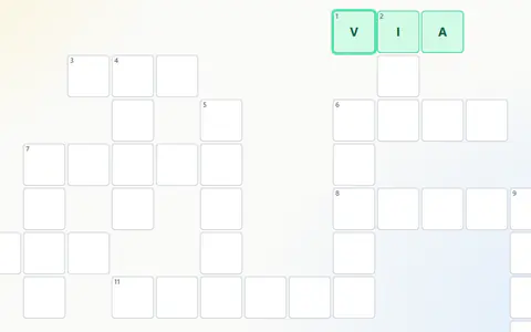 Crossword in Esperanto