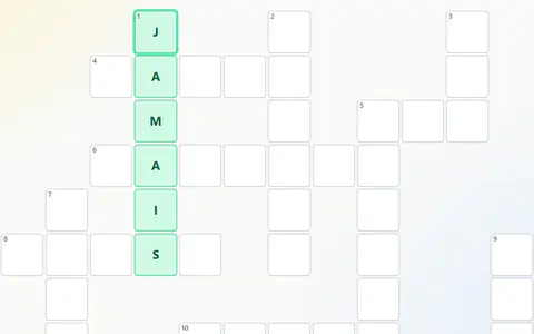 Crossword in French