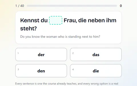 Article Hunt in German