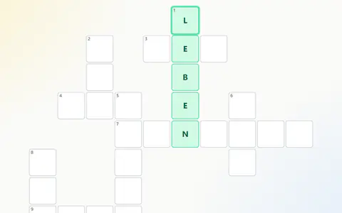 Crossword in German