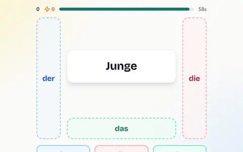 Gender Swiper in German