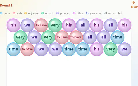 Word Bubbles in Italian