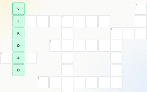 Crossword in Spanish