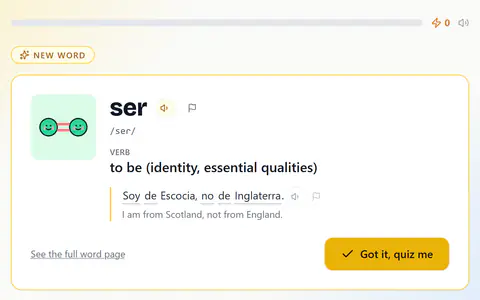 Word Drill in Spanish